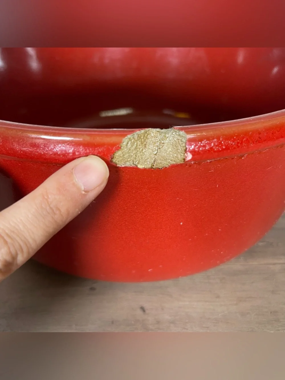 Emile Henry France Large Red Dutch Pot